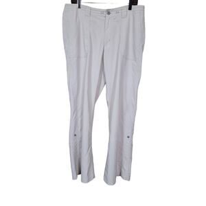 Patagonia Women's Size 14 Hiking Outdoor Pants with Roll Tab Hem Nylon Stain